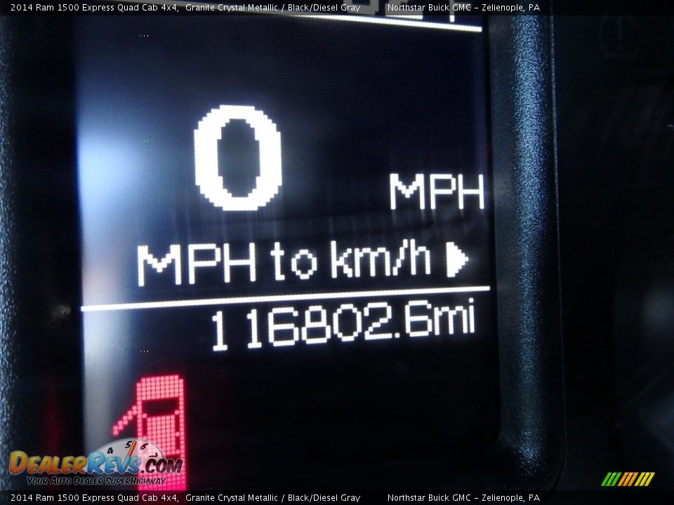 2014 Ram 1500 Express Quad Cab 4x4 Granite Crystal Metallic / Black/Diesel Gray Photo #24
