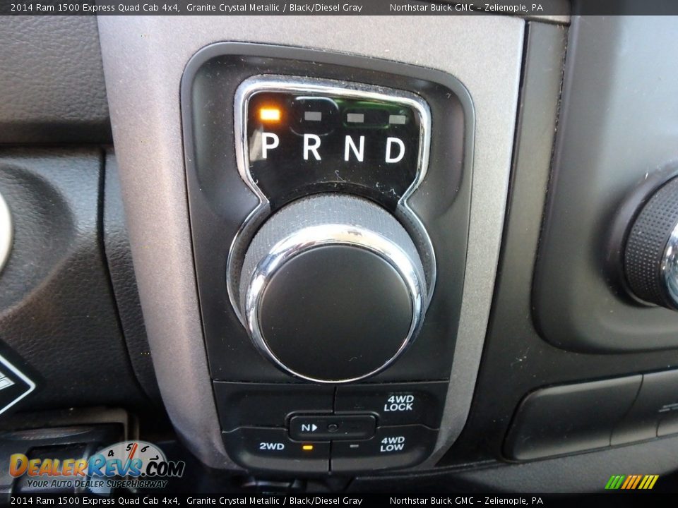 2014 Ram 1500 Express Quad Cab 4x4 Granite Crystal Metallic / Black/Diesel Gray Photo #26
