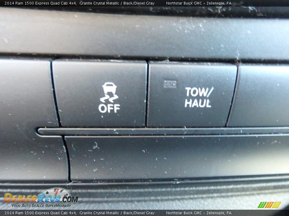 2014 Ram 1500 Express Quad Cab 4x4 Granite Crystal Metallic / Black/Diesel Gray Photo #27
