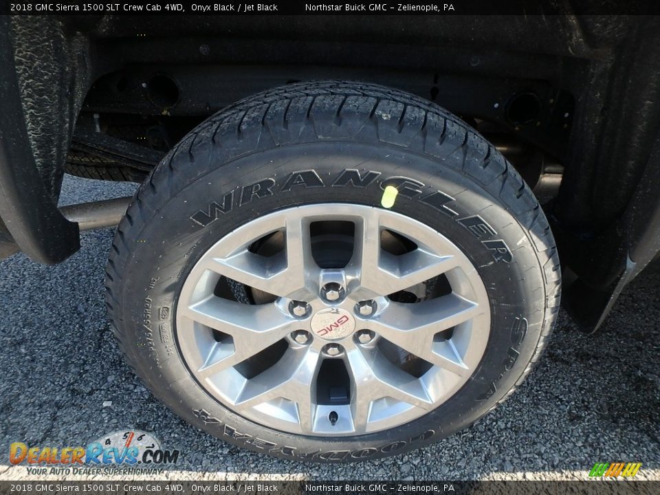 2018 GMC Sierra 1500 SLT Crew Cab 4WD Onyx Black / Jet Black Photo #5