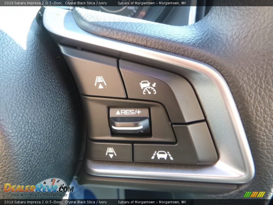 2019 Subaru Impreza 2.0i 5-Door Crystal Black Silica / Ivory Photo #18