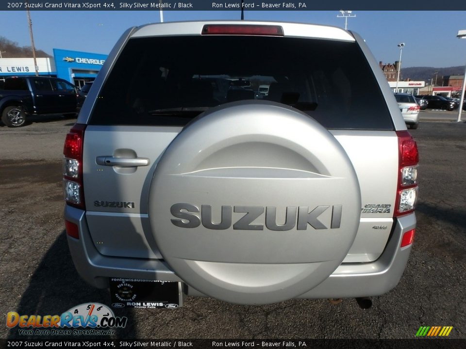 2007 Suzuki Grand Vitara XSport 4x4 Silky Silver Metallic / Black Photo #3