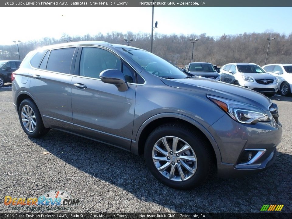 2019 Buick Envision Preferred AWD Satin Steel Gray Metallic / Ebony Photo #3