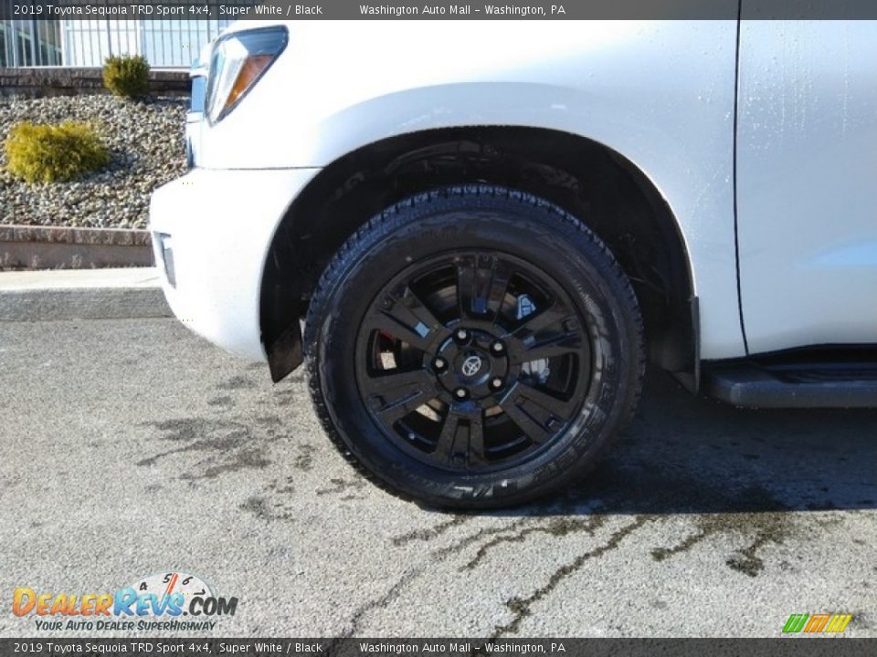 2019 Toyota Sequoia TRD Sport 4x4 Super White / Black Photo #8