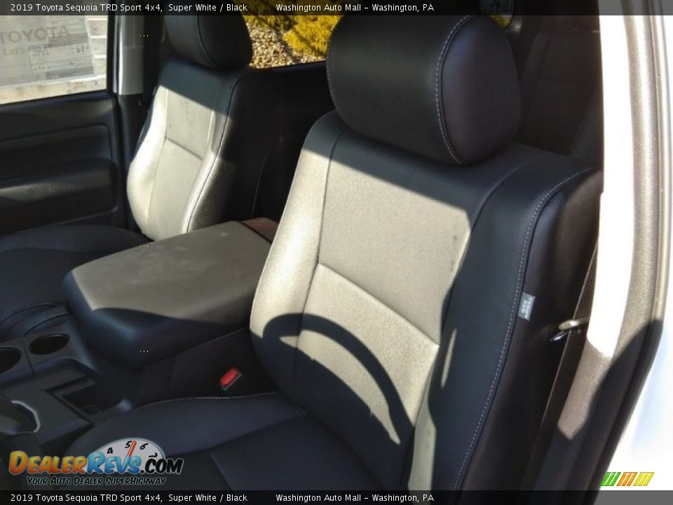 2019 Toyota Sequoia TRD Sport 4x4 Super White / Black Photo #11