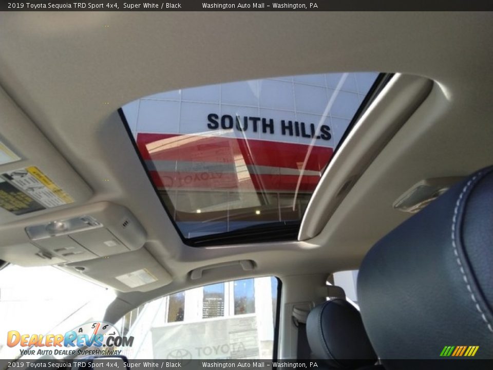 2019 Toyota Sequoia TRD Sport 4x4 Super White / Black Photo #12