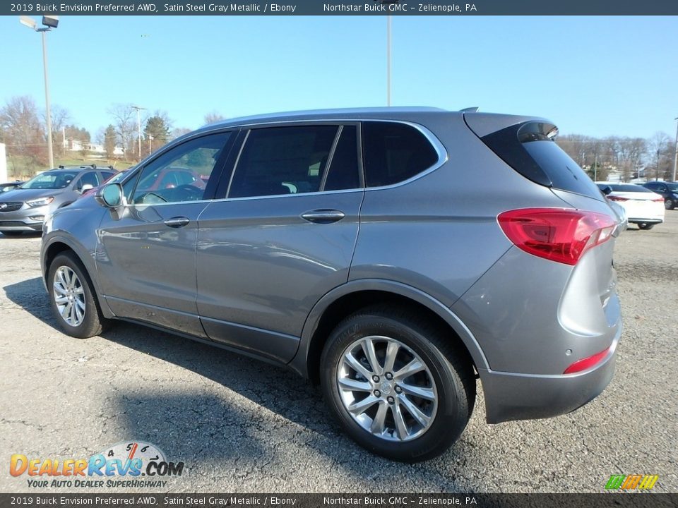 2019 Buick Envision Preferred AWD Satin Steel Gray Metallic / Ebony Photo #8