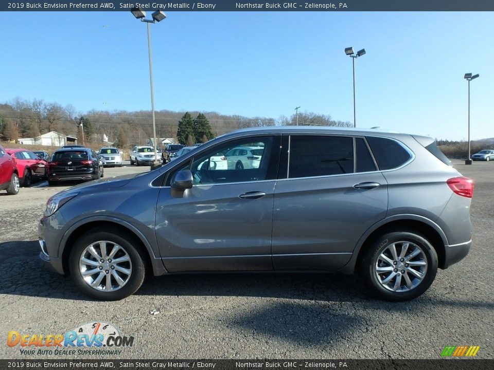 2019 Buick Envision Preferred AWD Satin Steel Gray Metallic / Ebony Photo #9