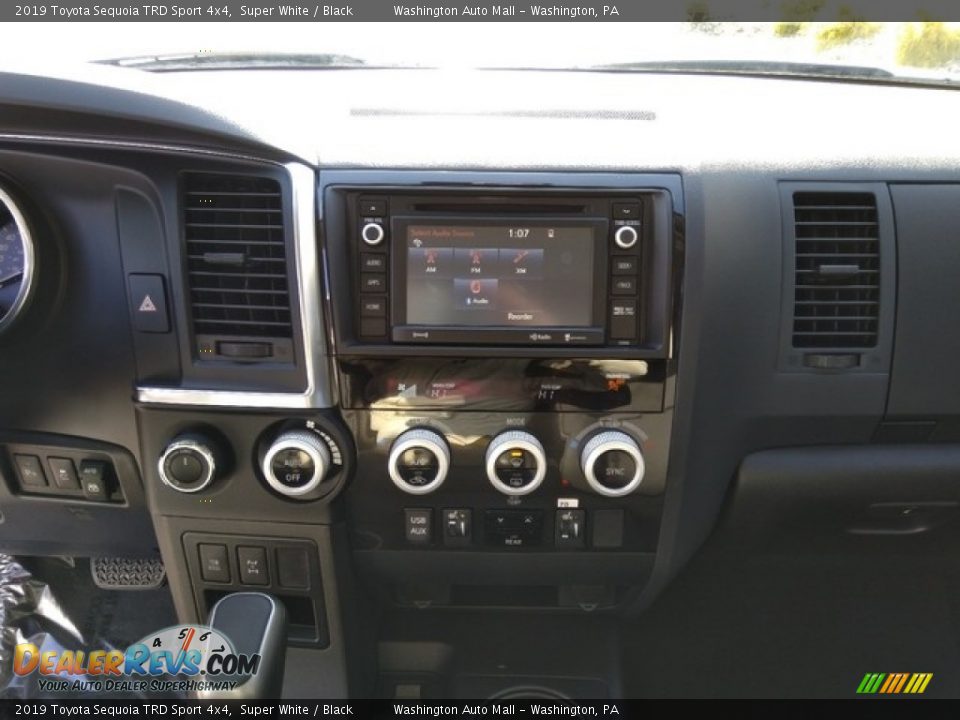2019 Toyota Sequoia TRD Sport 4x4 Super White / Black Photo #16