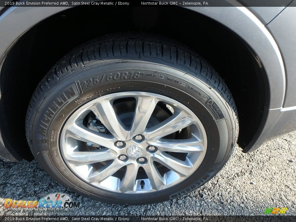 2019 Buick Envision Preferred AWD Satin Steel Gray Metallic / Ebony Photo #10