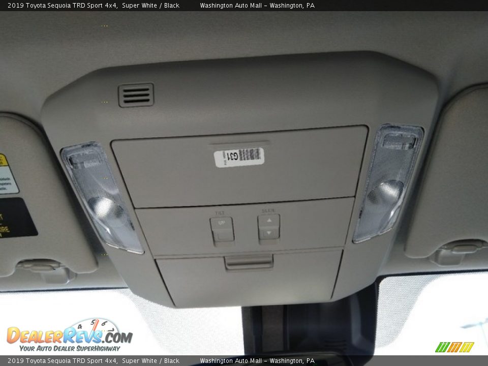 2019 Toyota Sequoia TRD Sport 4x4 Super White / Black Photo #19