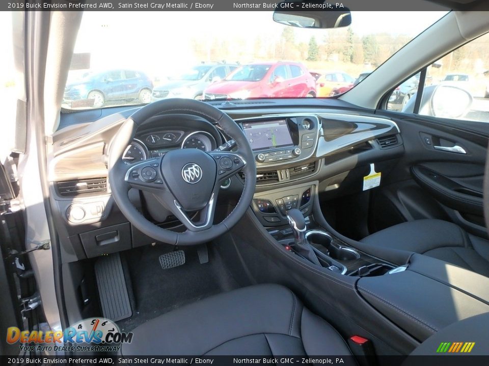 2019 Buick Envision Preferred AWD Satin Steel Gray Metallic / Ebony Photo #13