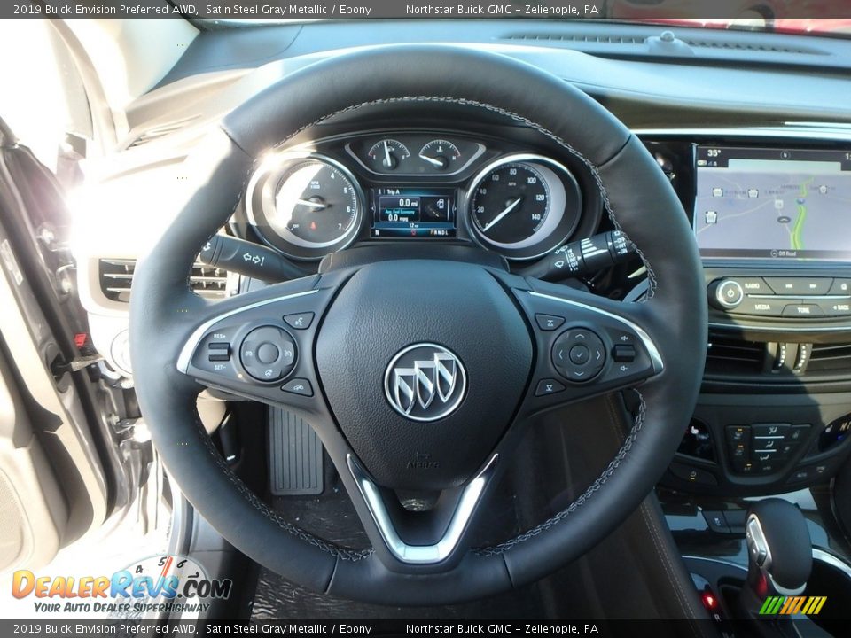 2019 Buick Envision Preferred AWD Satin Steel Gray Metallic / Ebony Photo #17