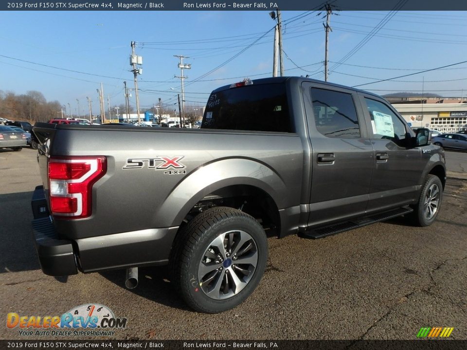 2019 Ford F150 STX SuperCrew 4x4 Magnetic / Black Photo #2