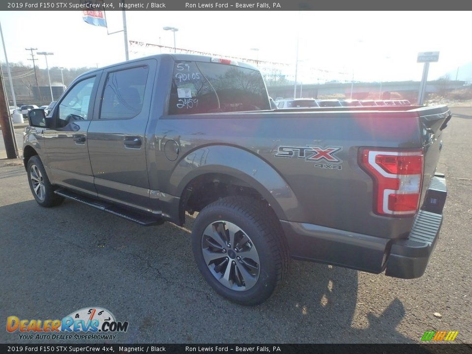 2019 Ford F150 STX SuperCrew 4x4 Magnetic / Black Photo #4