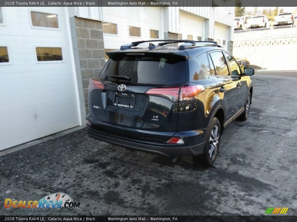 2018 Toyota RAV4 LE Galactic Aqua Mica / Black Photo #3