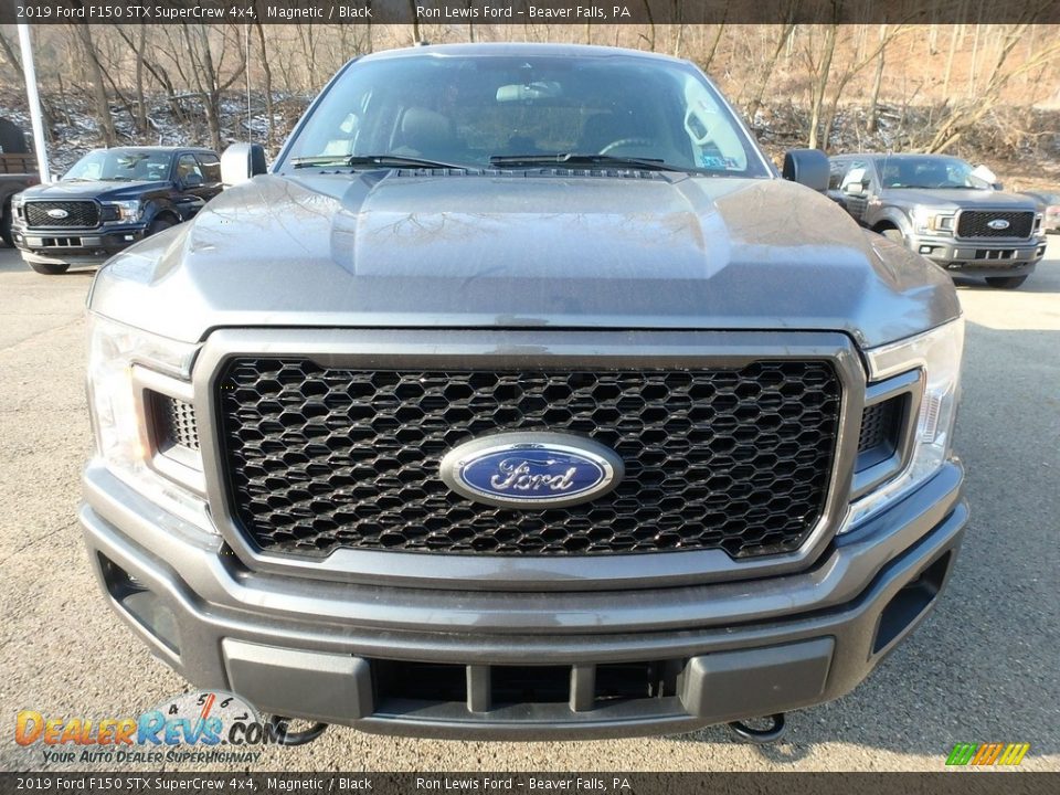 2019 Ford F150 STX SuperCrew 4x4 Magnetic / Black Photo #7