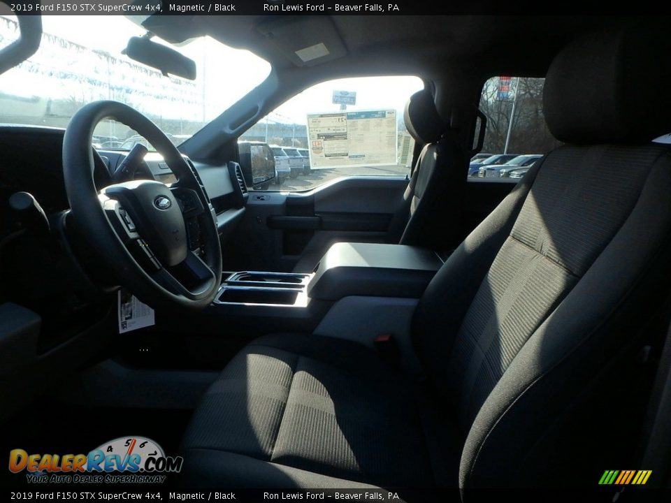 2019 Ford F150 STX SuperCrew 4x4 Magnetic / Black Photo #10