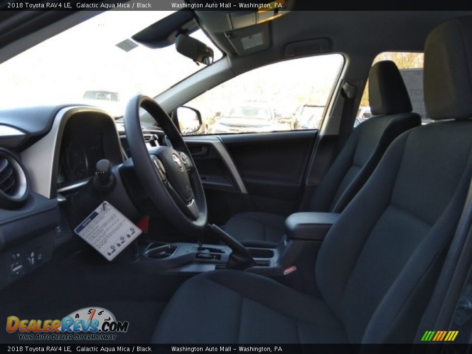 2018 Toyota RAV4 LE Galactic Aqua Mica / Black Photo #11