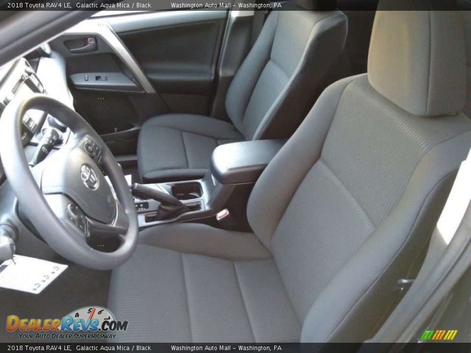 2018 Toyota RAV4 LE Galactic Aqua Mica / Black Photo #12