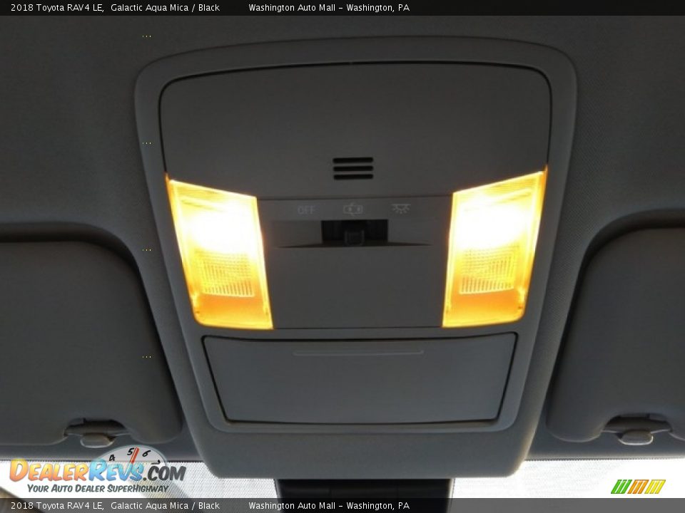2018 Toyota RAV4 LE Galactic Aqua Mica / Black Photo #18