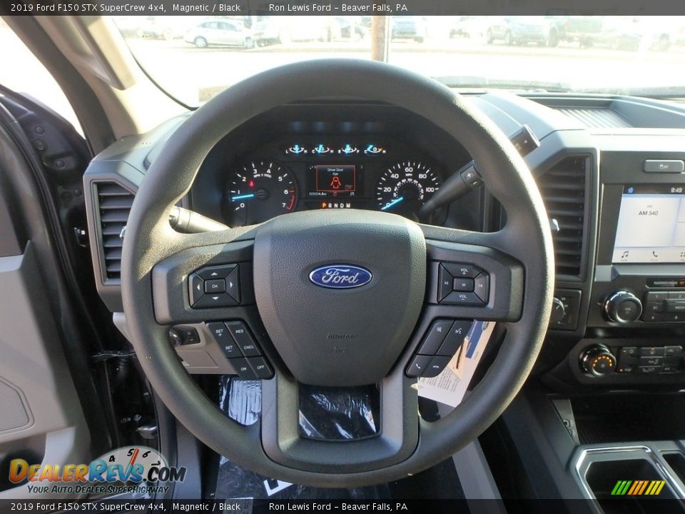 2019 Ford F150 STX SuperCrew 4x4 Magnetic / Black Photo #17