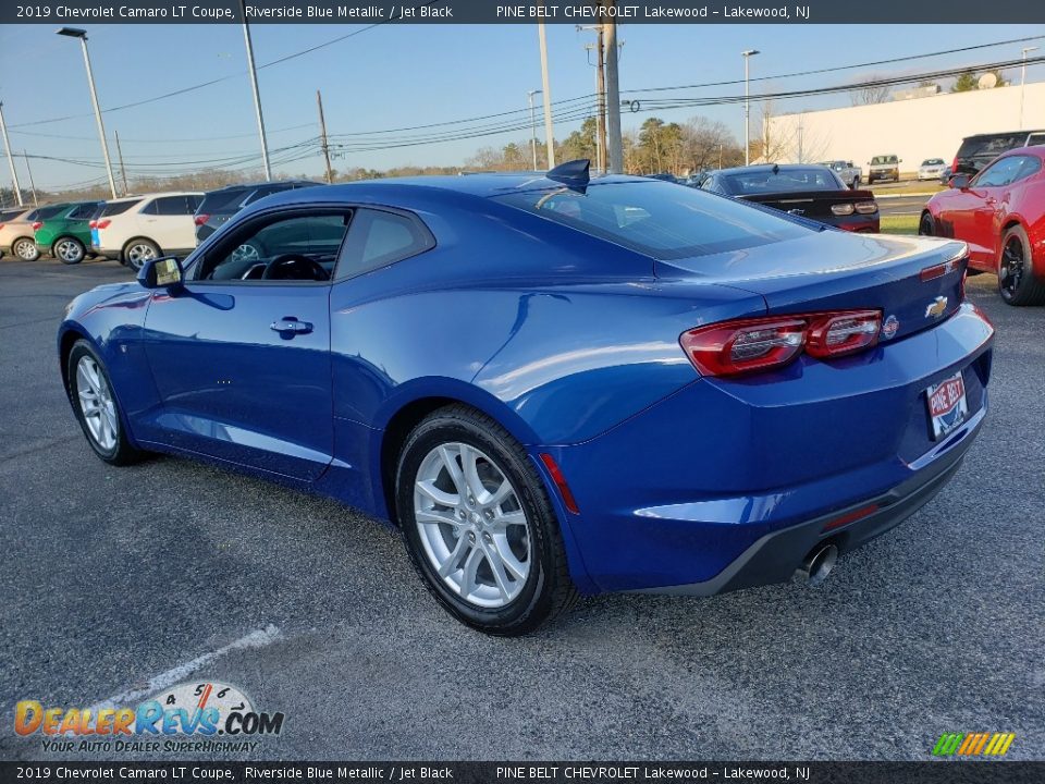 2019 Chevrolet Camaro LT Coupe Riverside Blue Metallic / Jet Black Photo #4
