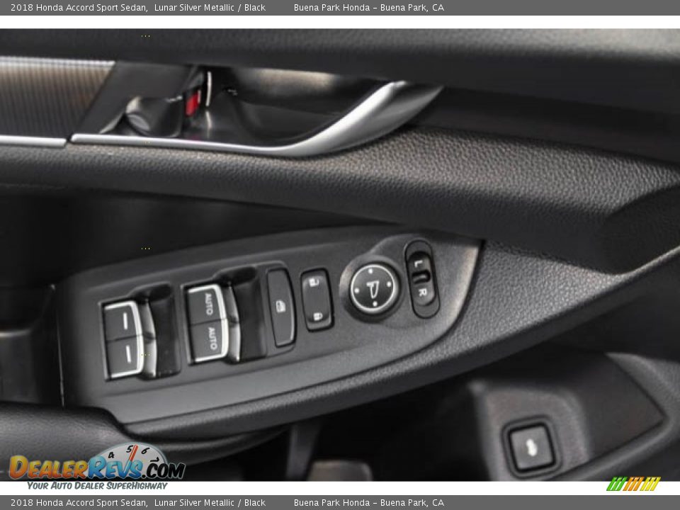 2018 Honda Accord Sport Sedan Lunar Silver Metallic / Black Photo #30