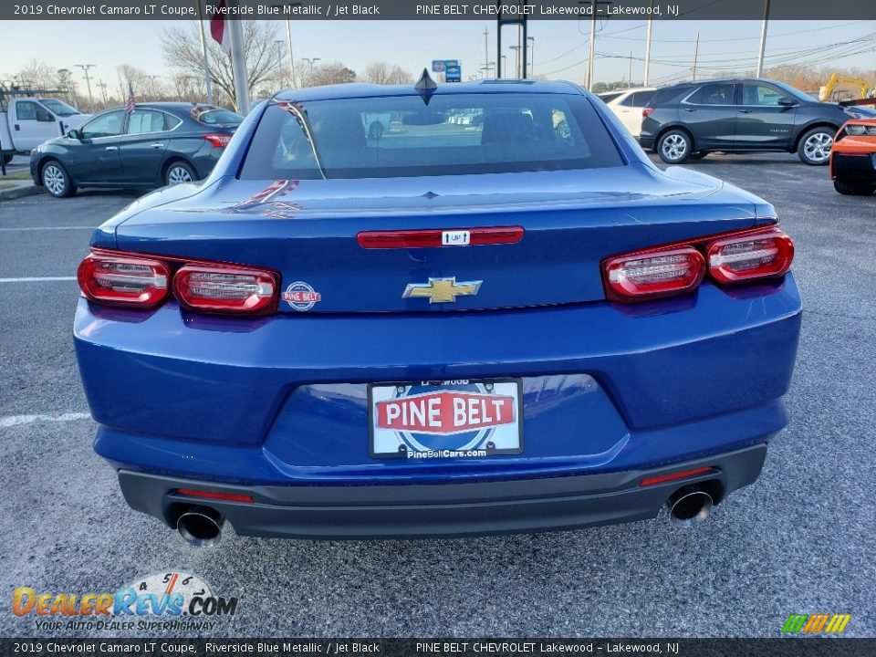 2019 Chevrolet Camaro LT Coupe Riverside Blue Metallic / Jet Black Photo #5