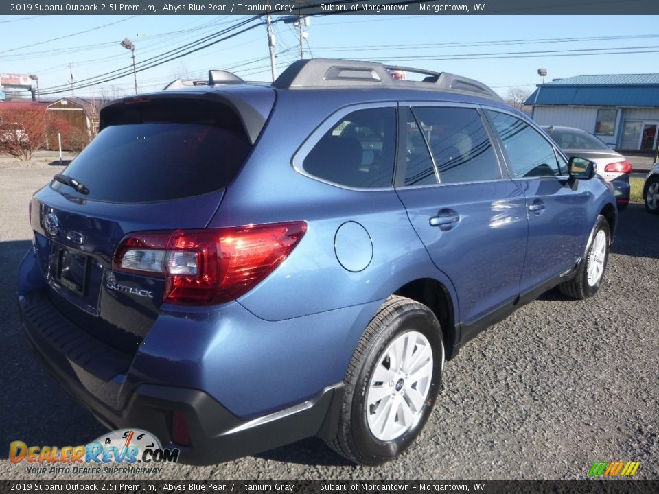 2019 Subaru Outback 2.5i Premium Abyss Blue Pearl / Titanium Gray Photo #4