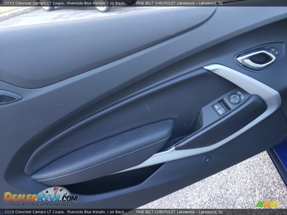 2019 Chevrolet Camaro LT Coupe Riverside Blue Metallic / Jet Black Photo #7