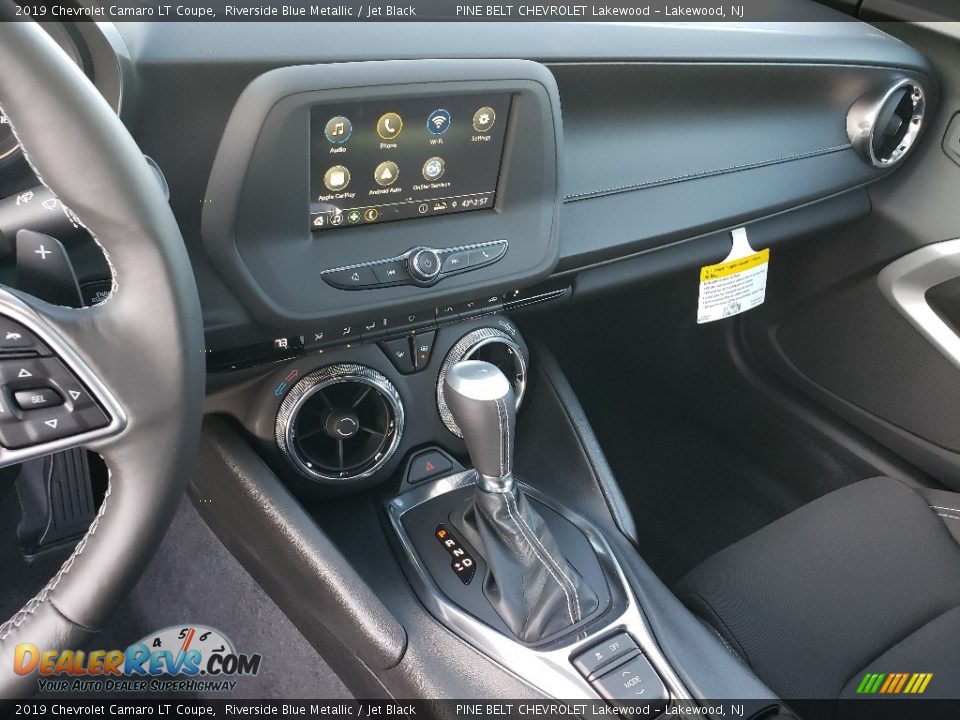 2019 Chevrolet Camaro LT Coupe Riverside Blue Metallic / Jet Black Photo #10