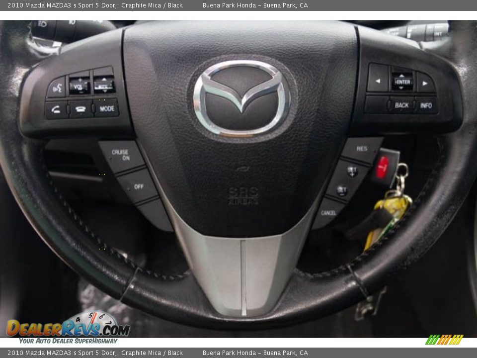 2010 Mazda MAZDA3 s Sport 5 Door Graphite Mica / Black Photo #14