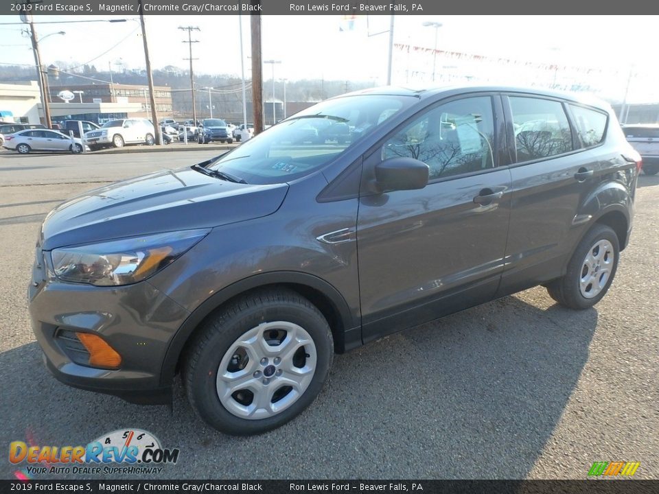 2019 Ford Escape S Magnetic / Chromite Gray/Charcoal Black Photo #7