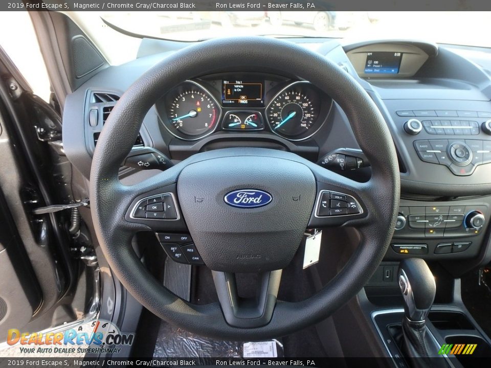 2019 Ford Escape S Magnetic / Chromite Gray/Charcoal Black Photo #16