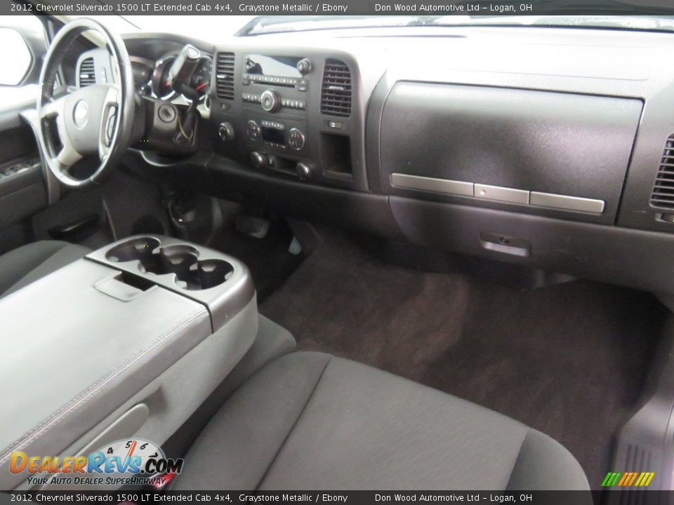 2012 Chevrolet Silverado 1500 LT Extended Cab 4x4 Graystone Metallic / Ebony Photo #26