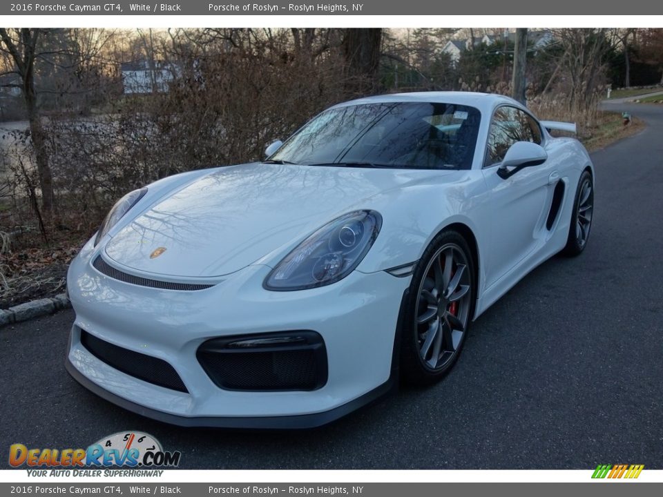 2016 Porsche Cayman GT4 White / Black Photo #1