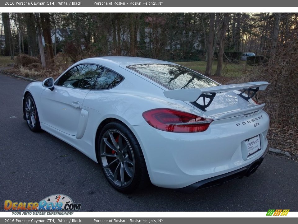 2016 Porsche Cayman GT4 White / Black Photo #4
