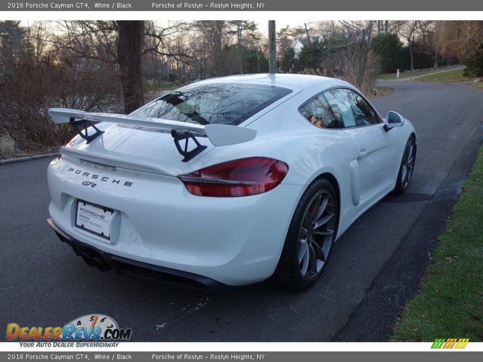 2016 Porsche Cayman GT4 White / Black Photo #6