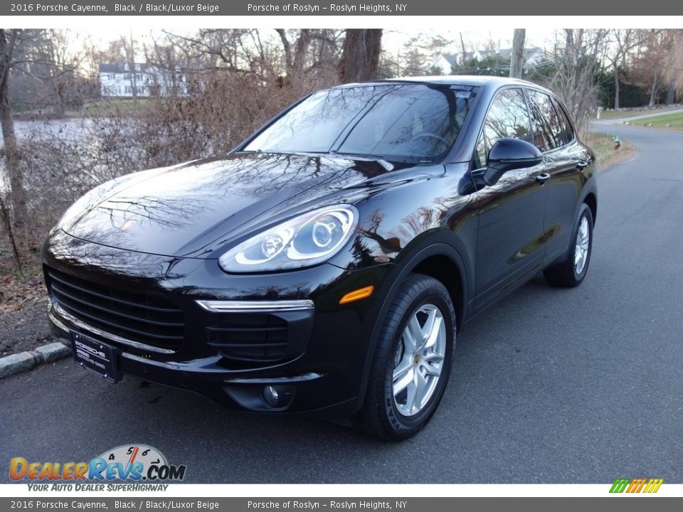 2016 Porsche Cayenne Black / Black/Luxor Beige Photo #1