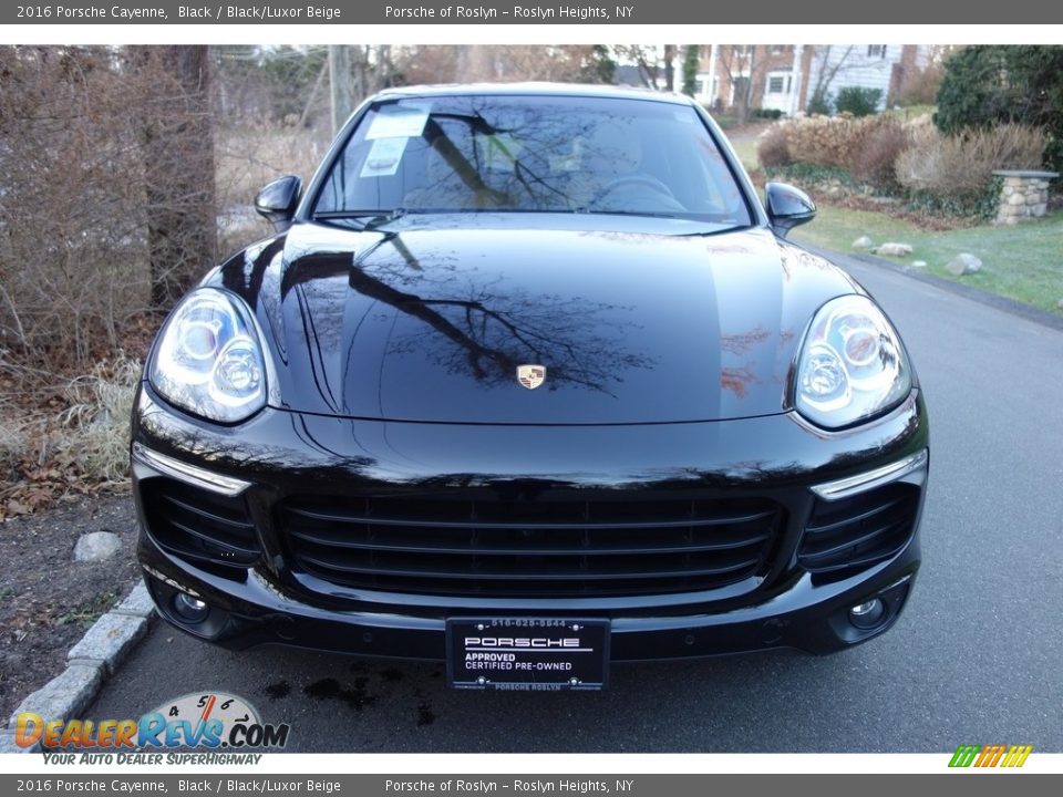 2016 Porsche Cayenne Black / Black/Luxor Beige Photo #2