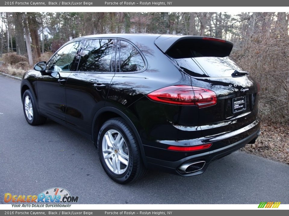 2016 Porsche Cayenne Black / Black/Luxor Beige Photo #4