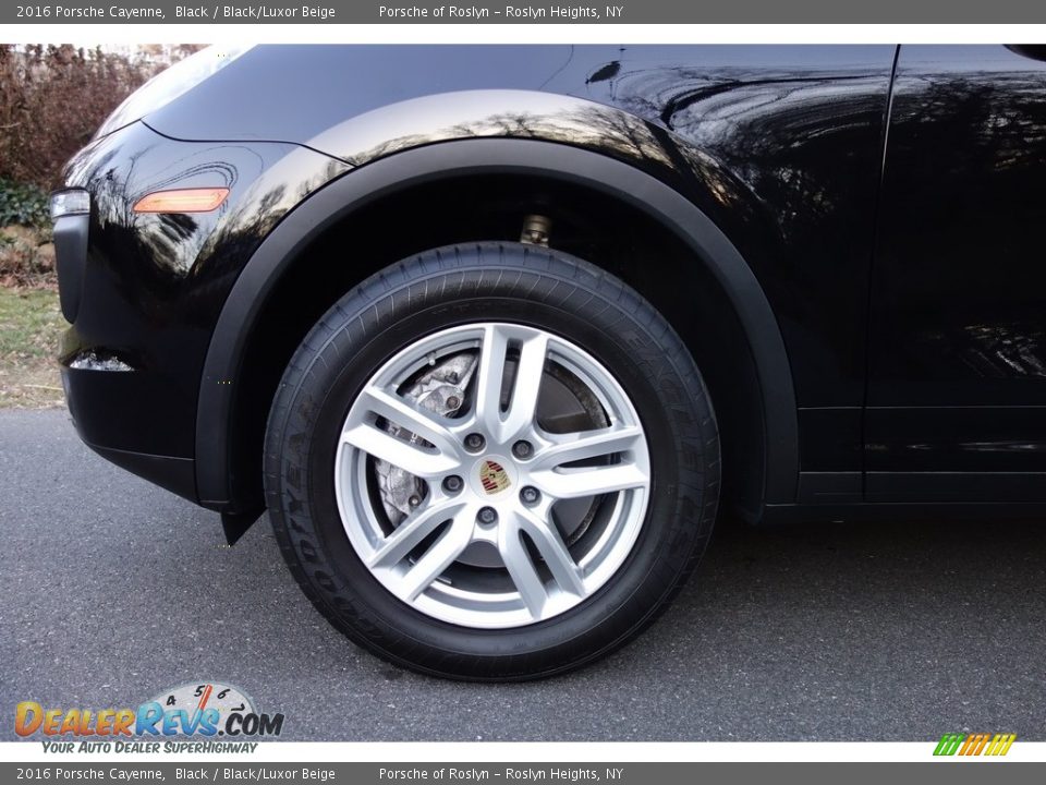 2016 Porsche Cayenne Black / Black/Luxor Beige Photo #9