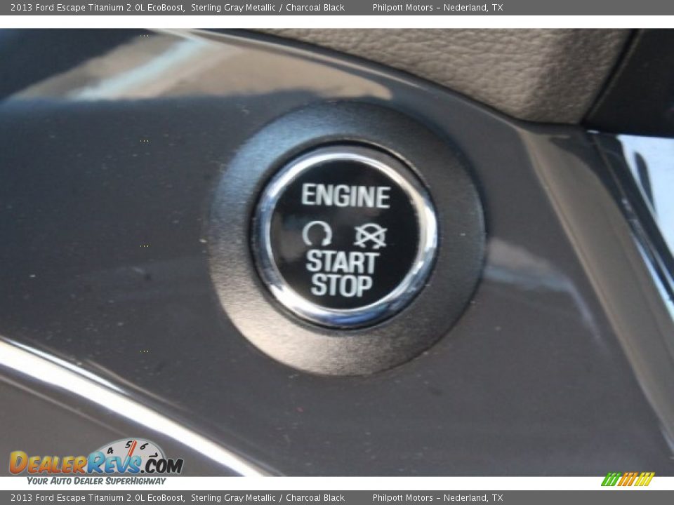 2013 Ford Escape Titanium 2.0L EcoBoost Sterling Gray Metallic / Charcoal Black Photo #17