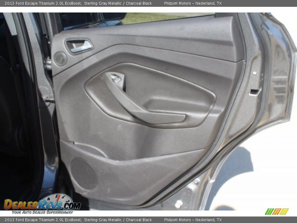 2013 Ford Escape Titanium 2.0L EcoBoost Sterling Gray Metallic / Charcoal Black Photo #27