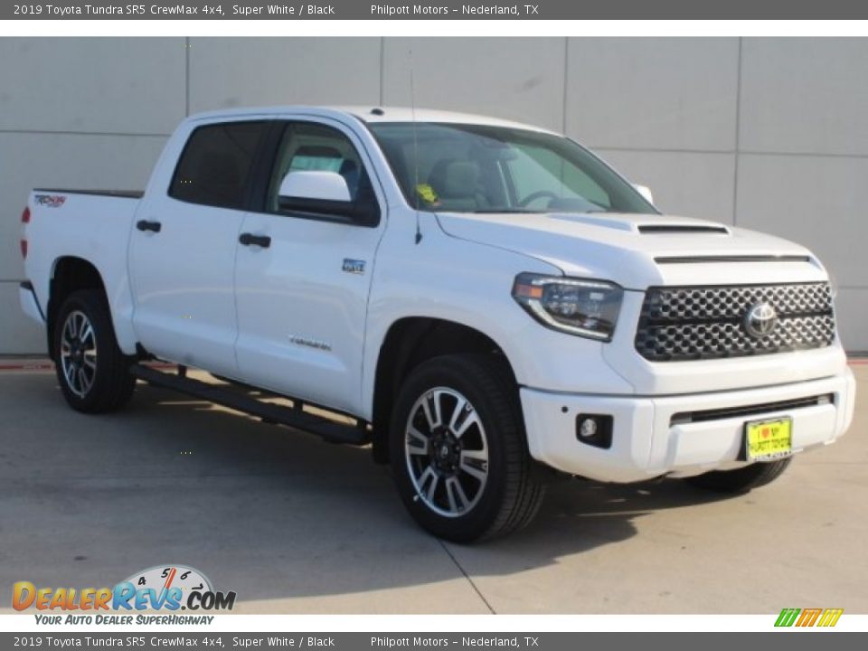 2019 Toyota Tundra SR5 CrewMax 4x4 Super White / Black Photo #2