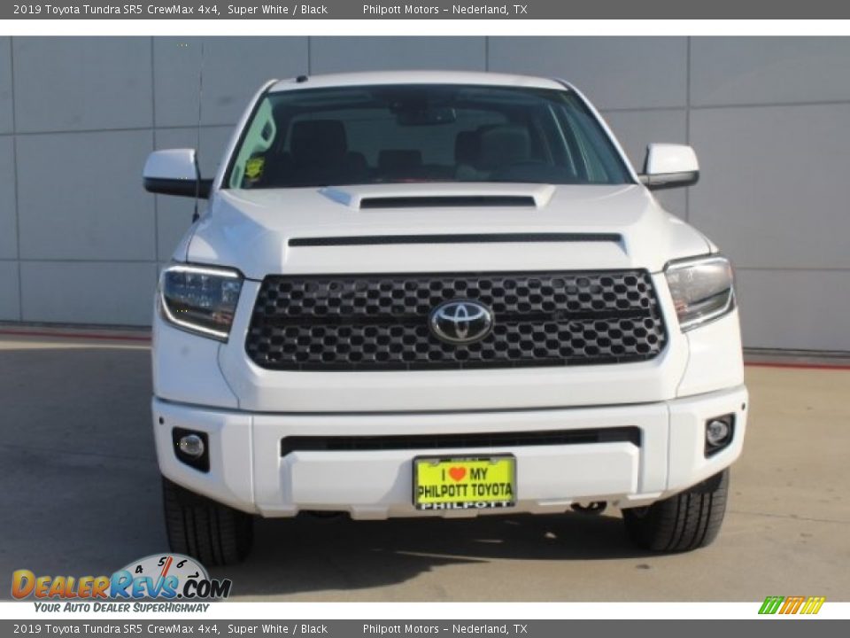 2019 Toyota Tundra SR5 CrewMax 4x4 Super White / Black Photo #3