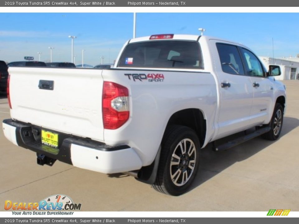 2019 Toyota Tundra SR5 CrewMax 4x4 Super White / Black Photo #8