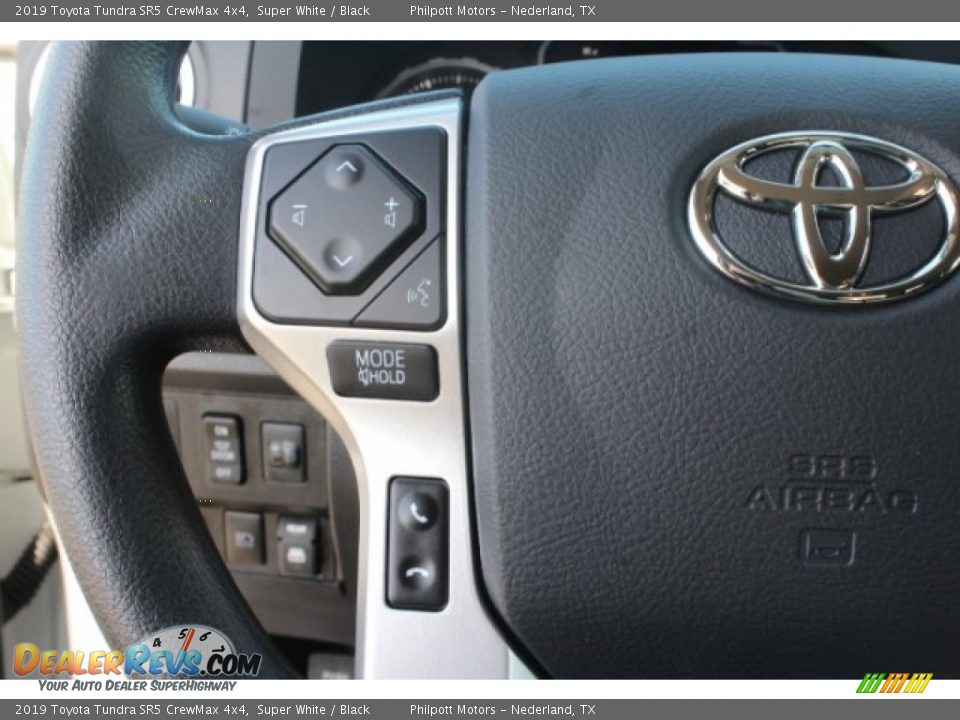 2019 Toyota Tundra SR5 CrewMax 4x4 Super White / Black Photo #14
