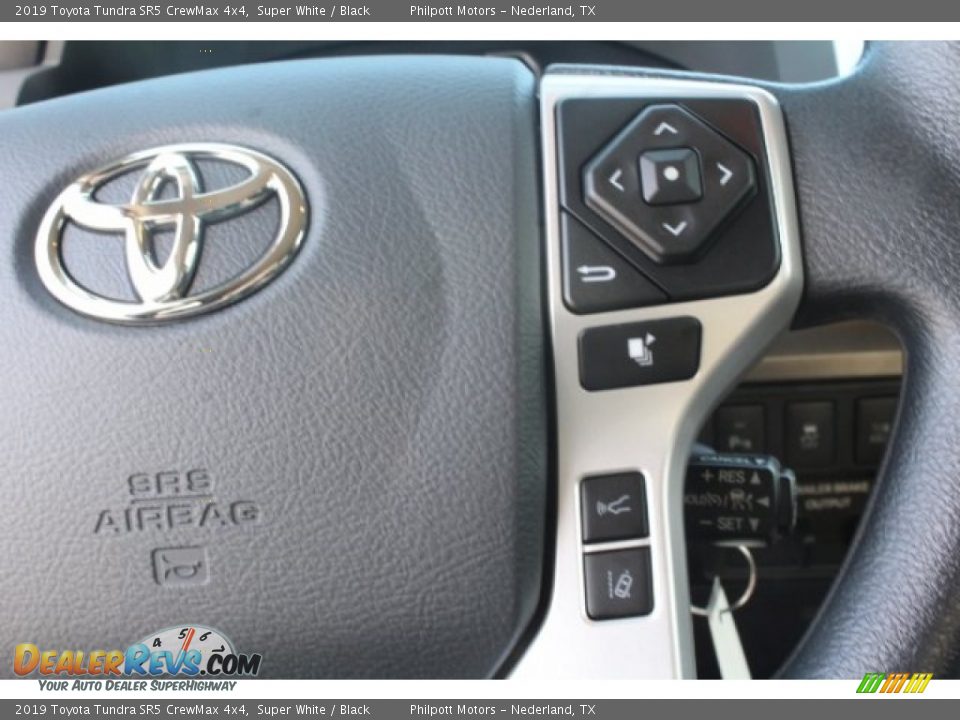 2019 Toyota Tundra SR5 CrewMax 4x4 Super White / Black Photo #15